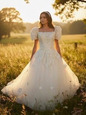 Vintage Diamond Collection Gown by Frank Massandrea from the late 1980s